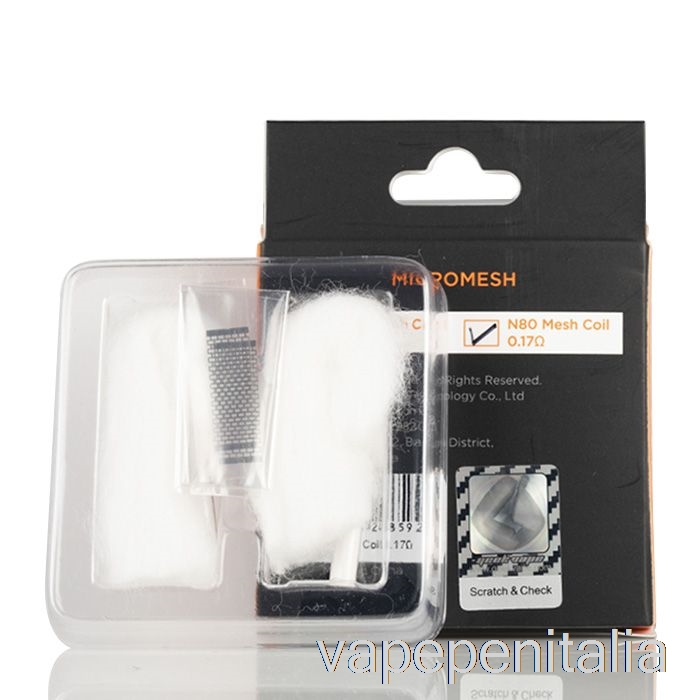 Vape Italia Geek Vape Zeus X Bobine Micromesh (2 Fogli) Bobine Micromesh Ni80 Da 0,17ohm